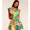 Printed Cotton Mini Dress | Ramybrook